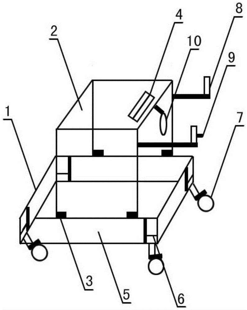 Traction protection device of flat plate vibrator