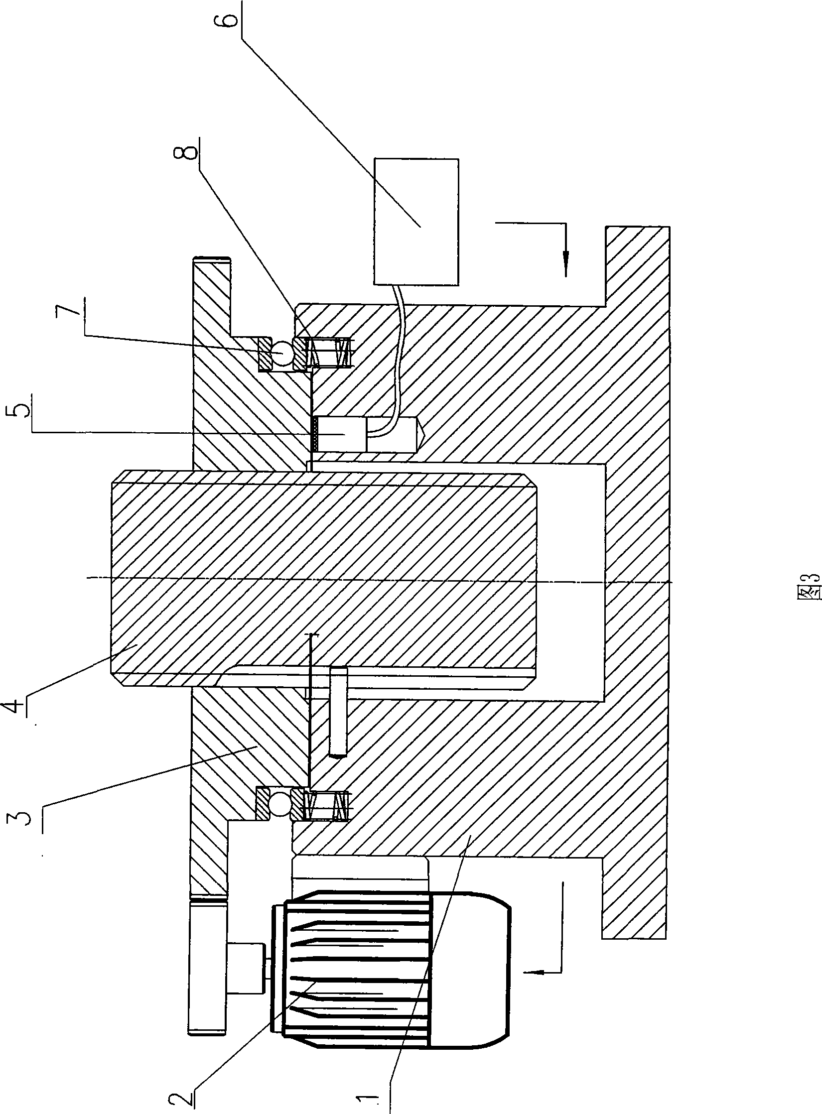 Screw rod follow-up supporting mechanism of lifting device