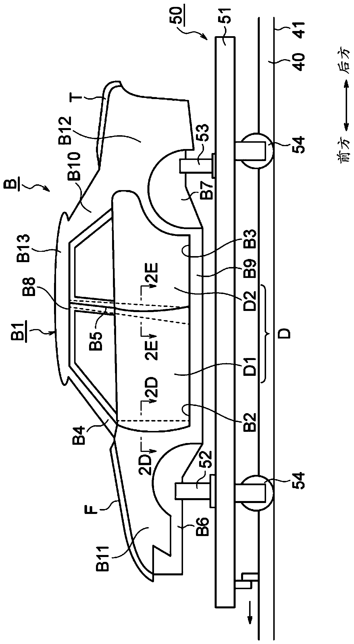 Coating drying device and coating drying method