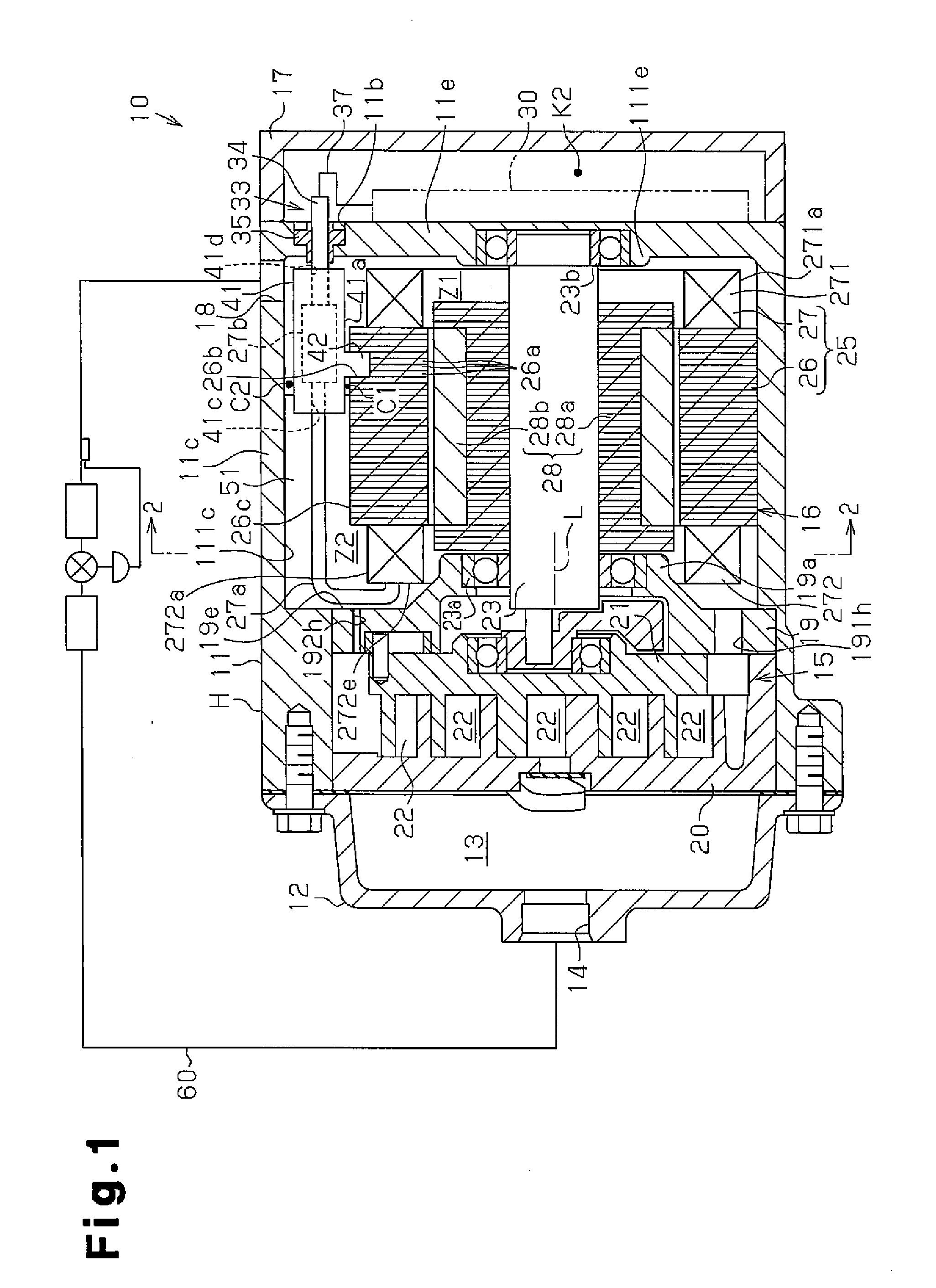 Motor-driven compressor