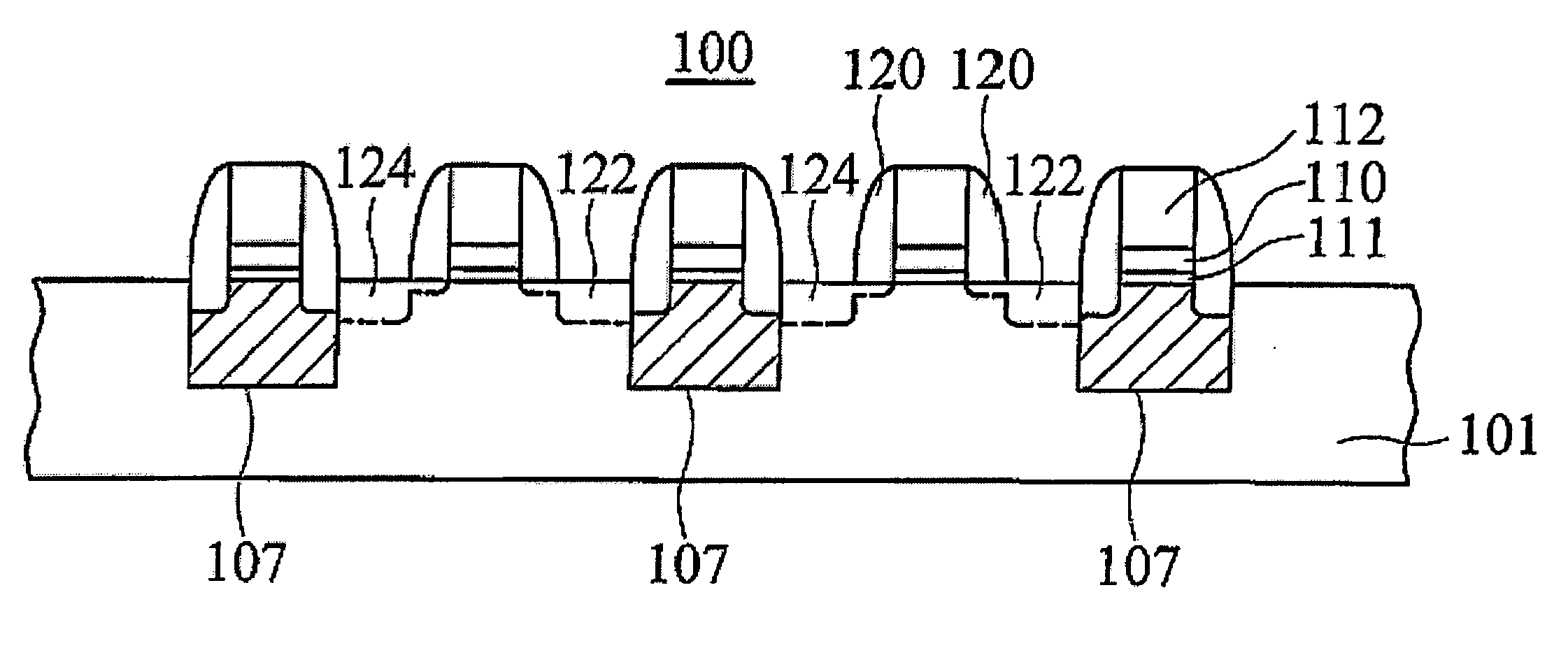 Semiconductor device with high-k gate dielectric and quasi-metal gate, and method of forming thereof