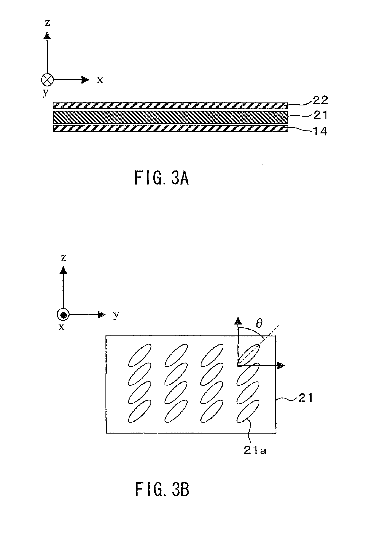 View angle control element and display device provided with the same
