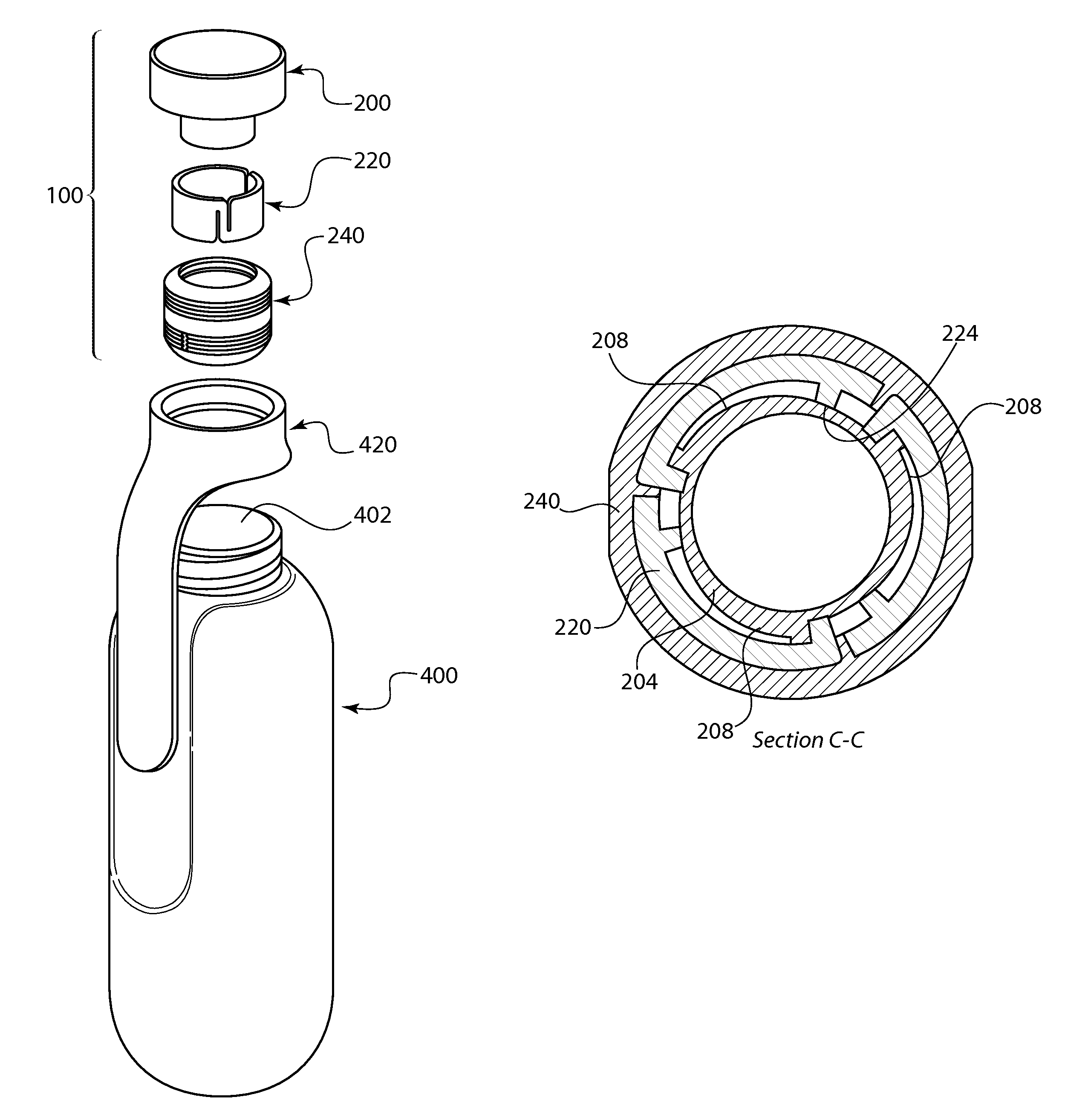 Expanding sealing locking systems and methods