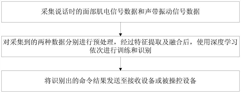 Silent speech recognition method and system