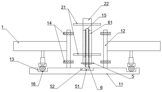 Rotating support connecting piece of scaffold protective net