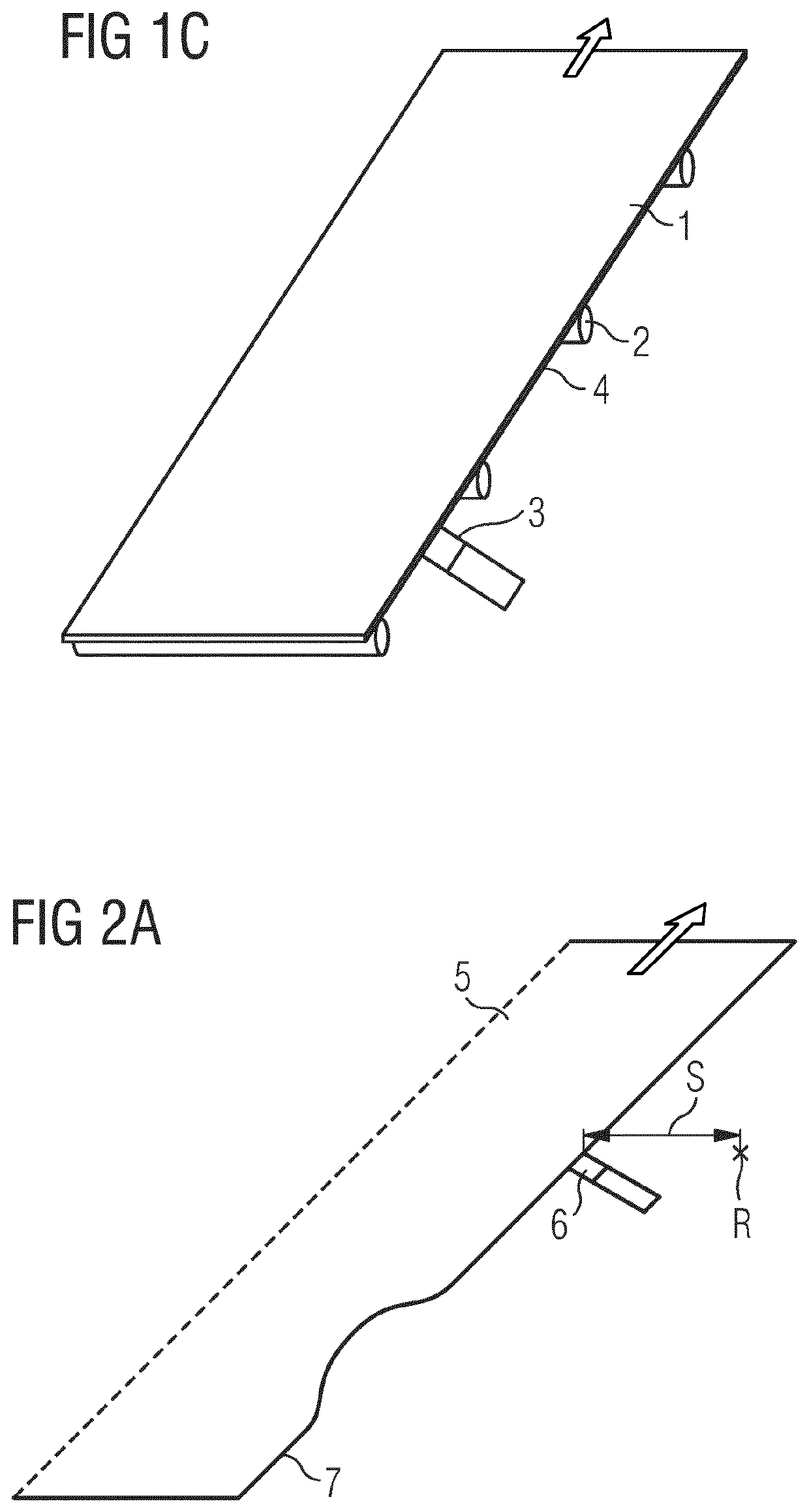 Method and device for ascertaining the lateral strip contour or the position of the strip edges of a running metal strip