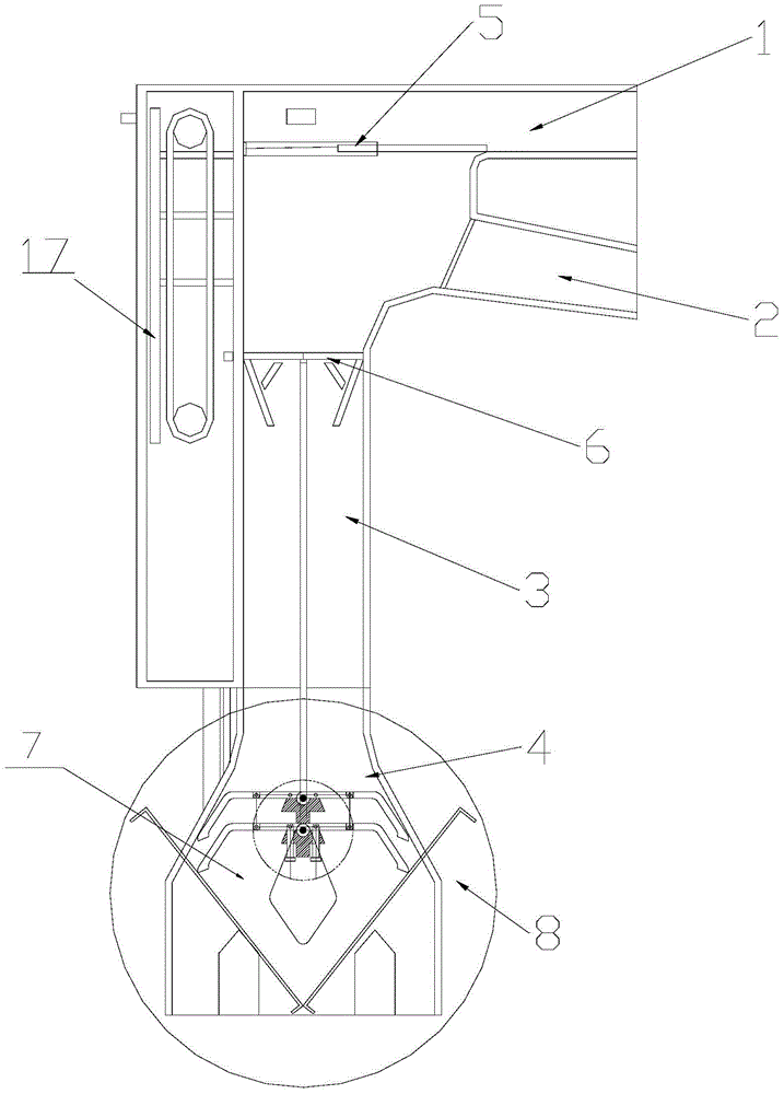 Cigarette receiving device under the cigarette storage