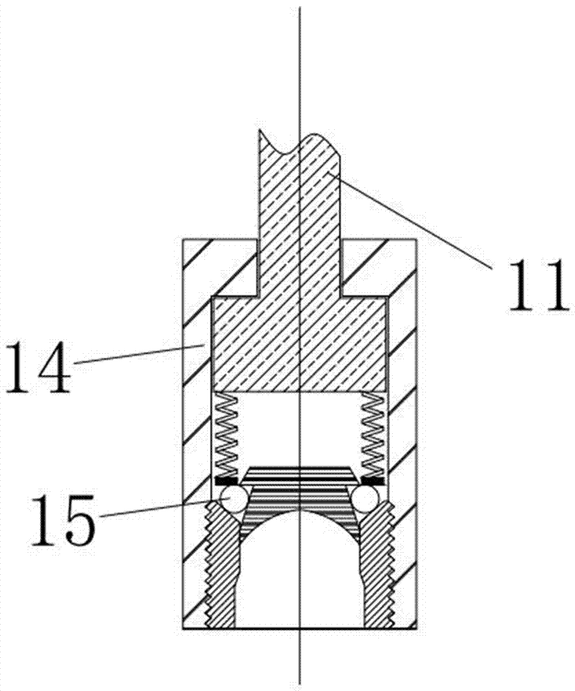 Self-driven pin lock prestressed connecting structure and connecting method