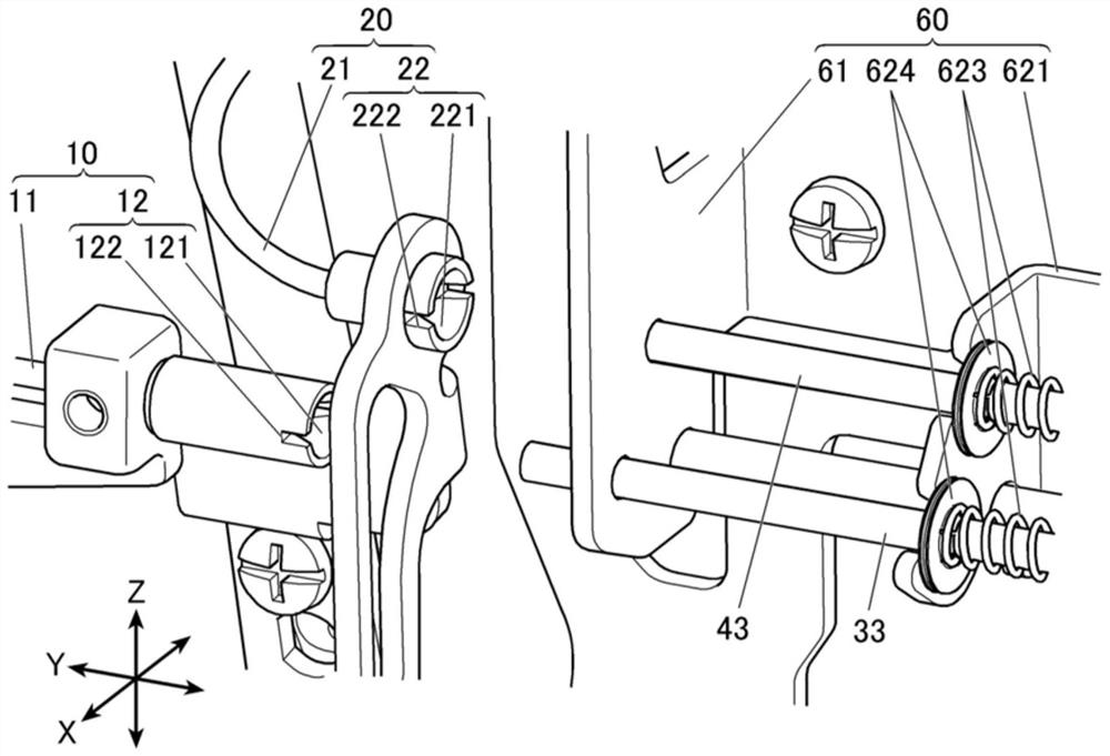 Looper threading device of circular sewing machine