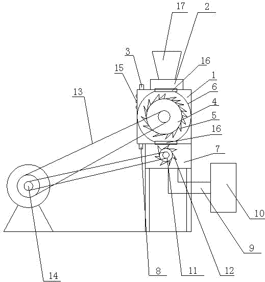 Film pulverizer with recovery device