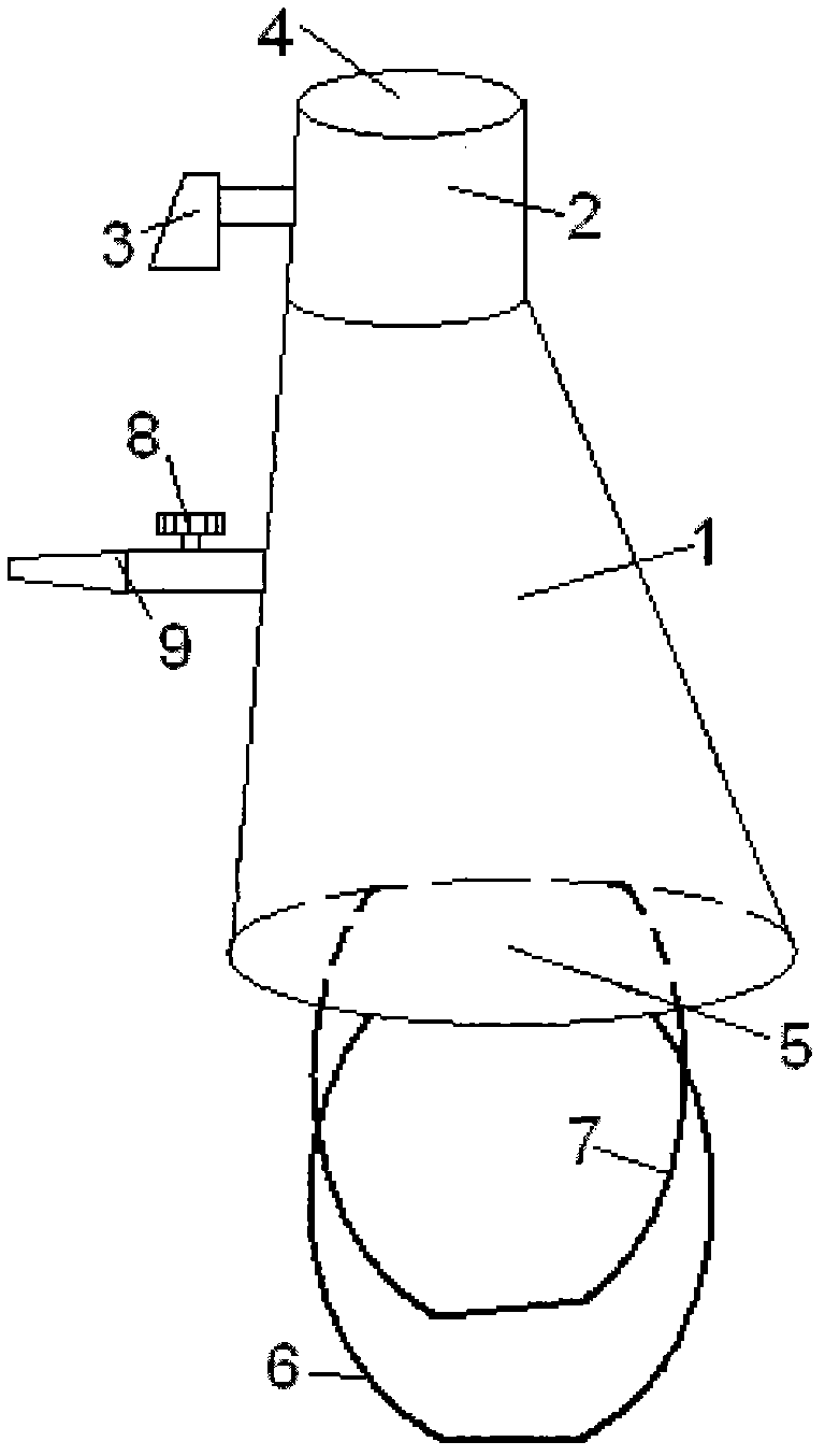 Oxygen inhalation device for relieving shortness of breath of child with congenital heart disease