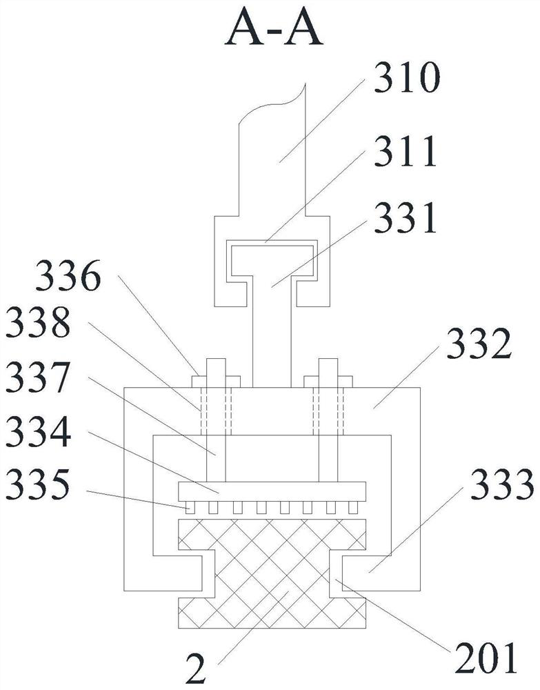 Metal bellows radial stiffness detection variable diameter clamping device