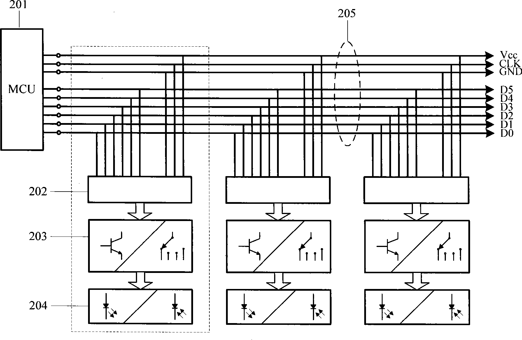 Infrared touch screen parallel scanning system using polarizing disc
