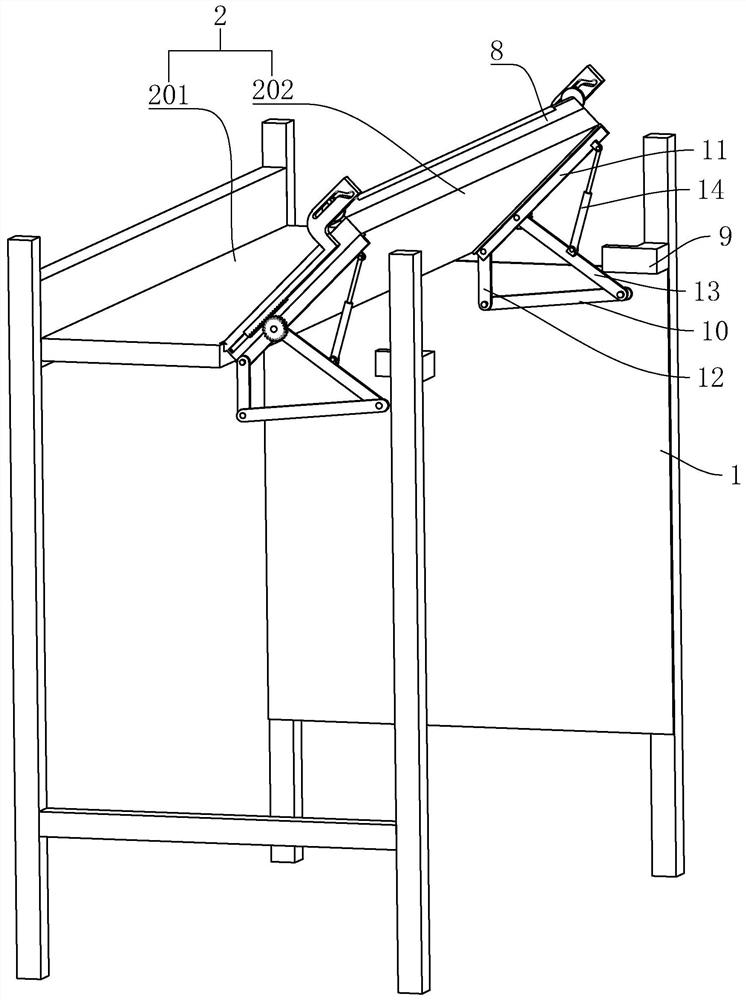 Anti-collision head type bed for schools