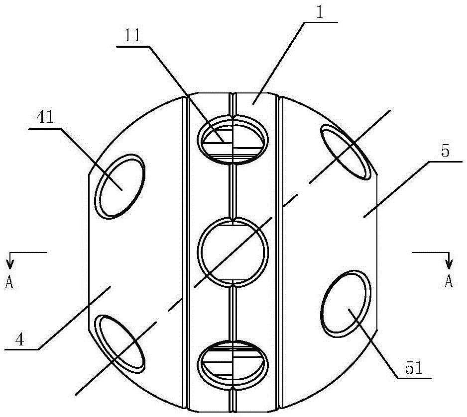 Multi-directional connecting ball