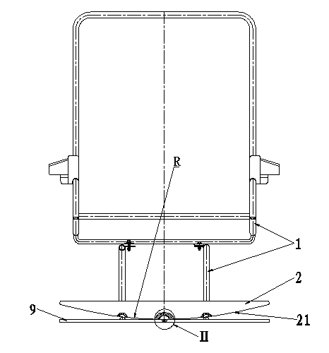 Self-corrective multidirectional-rotation rocking chair