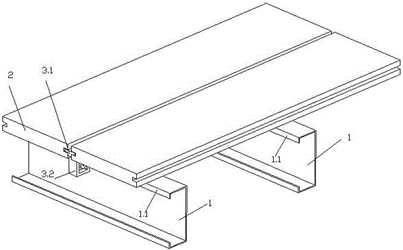 Mounting structure for detachable aisle boards for swimming pool