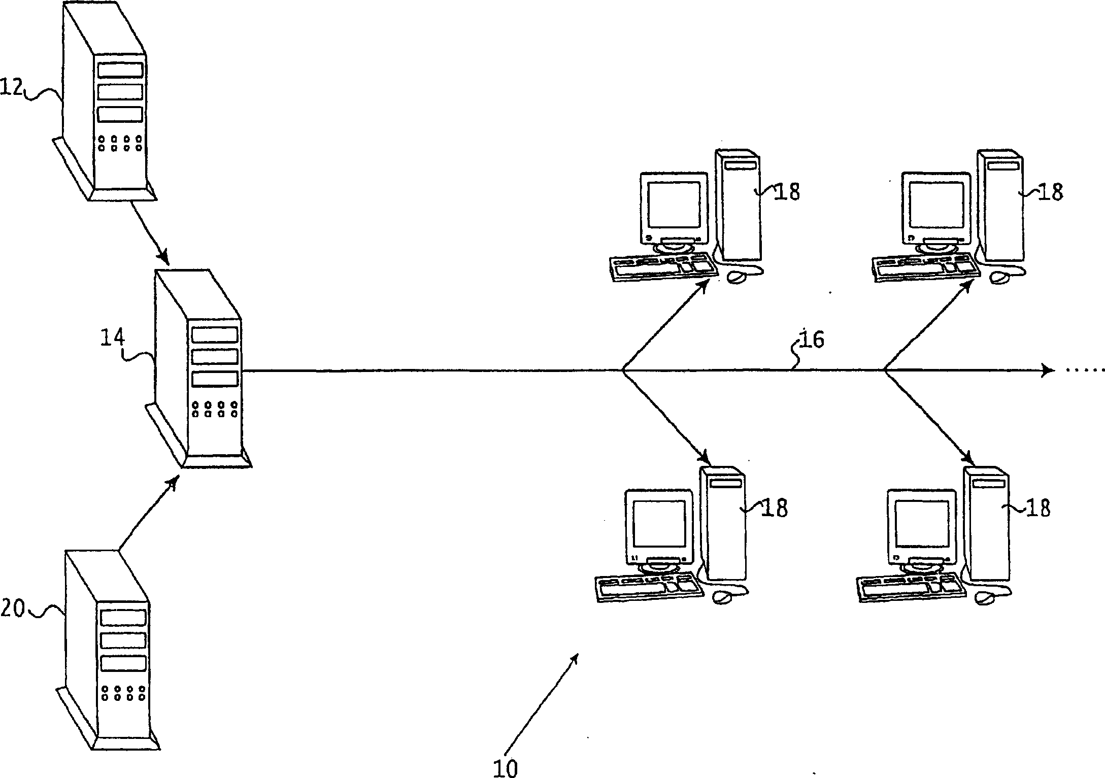 Distributed multi cast caching technique