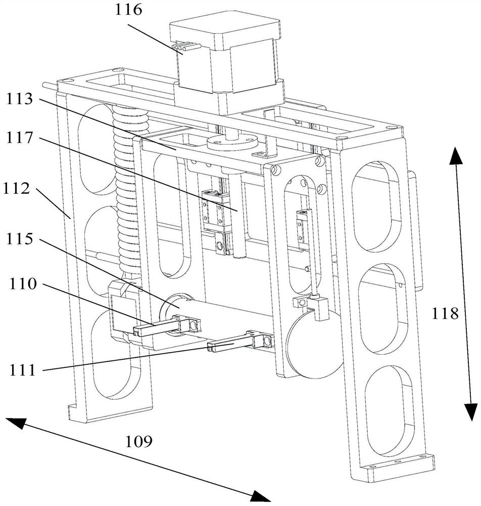 Clamping mechanism and transfer device