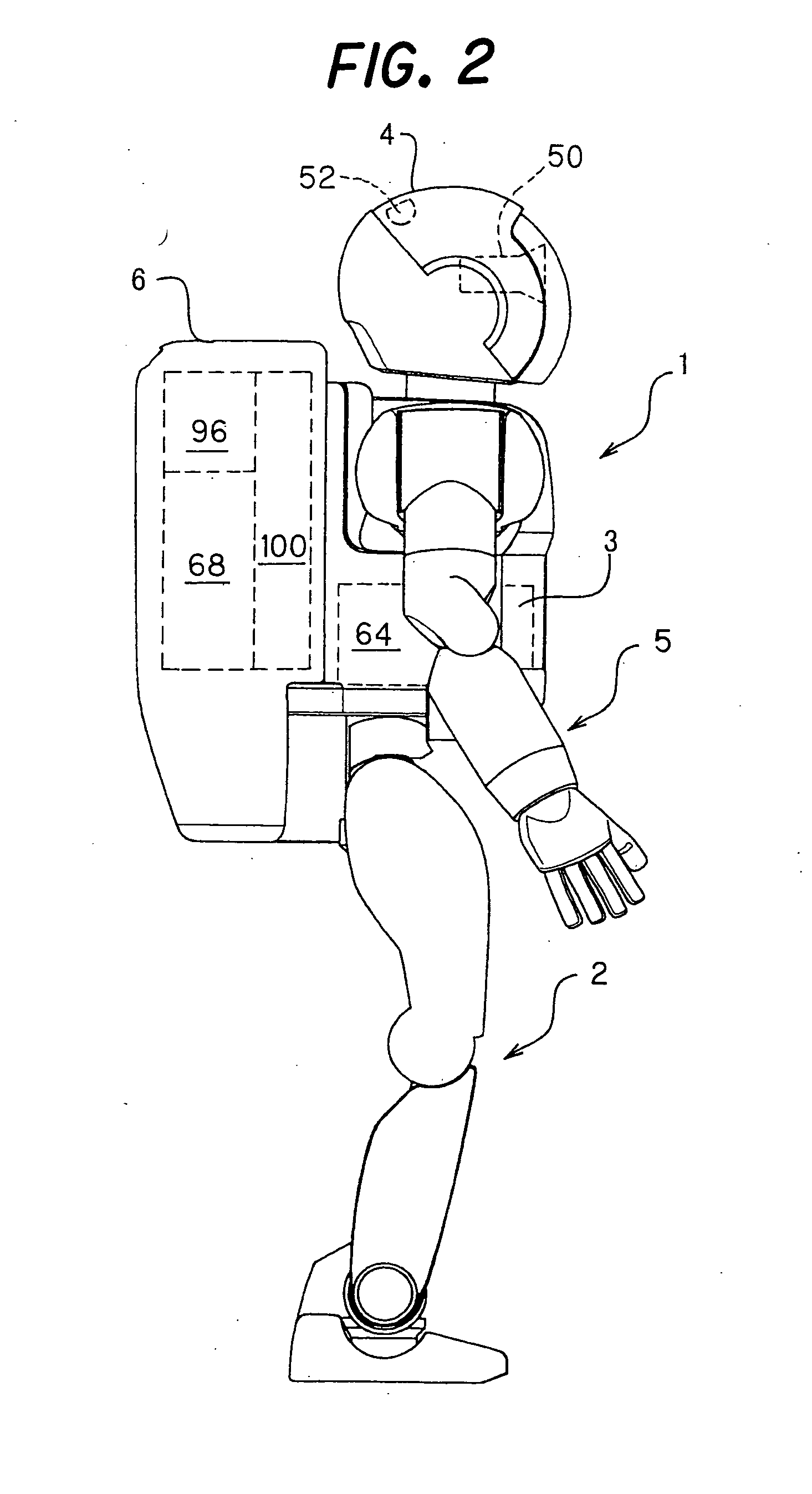 Abnormality detector of moving robot