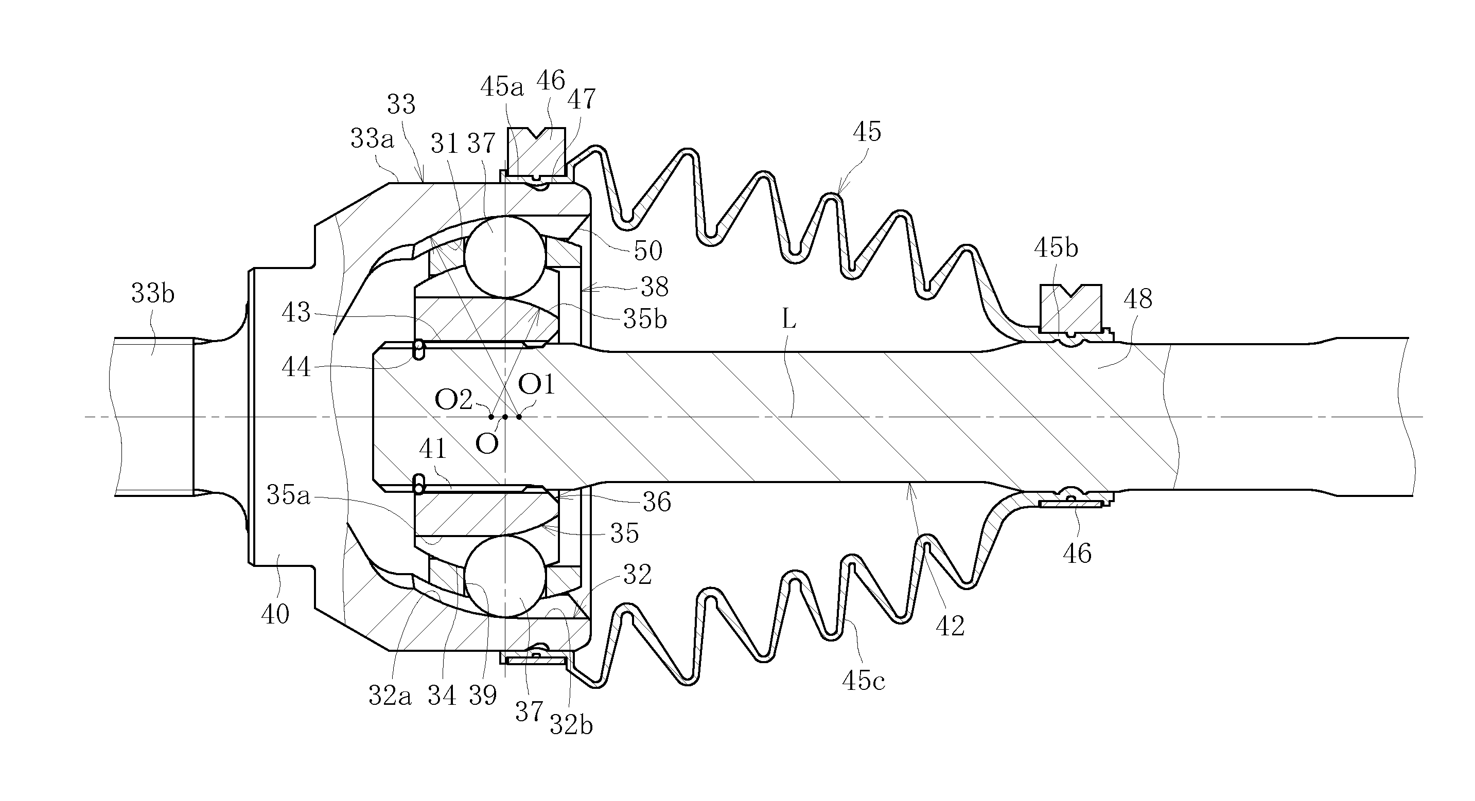 Fixed-type constant velocity universal joint