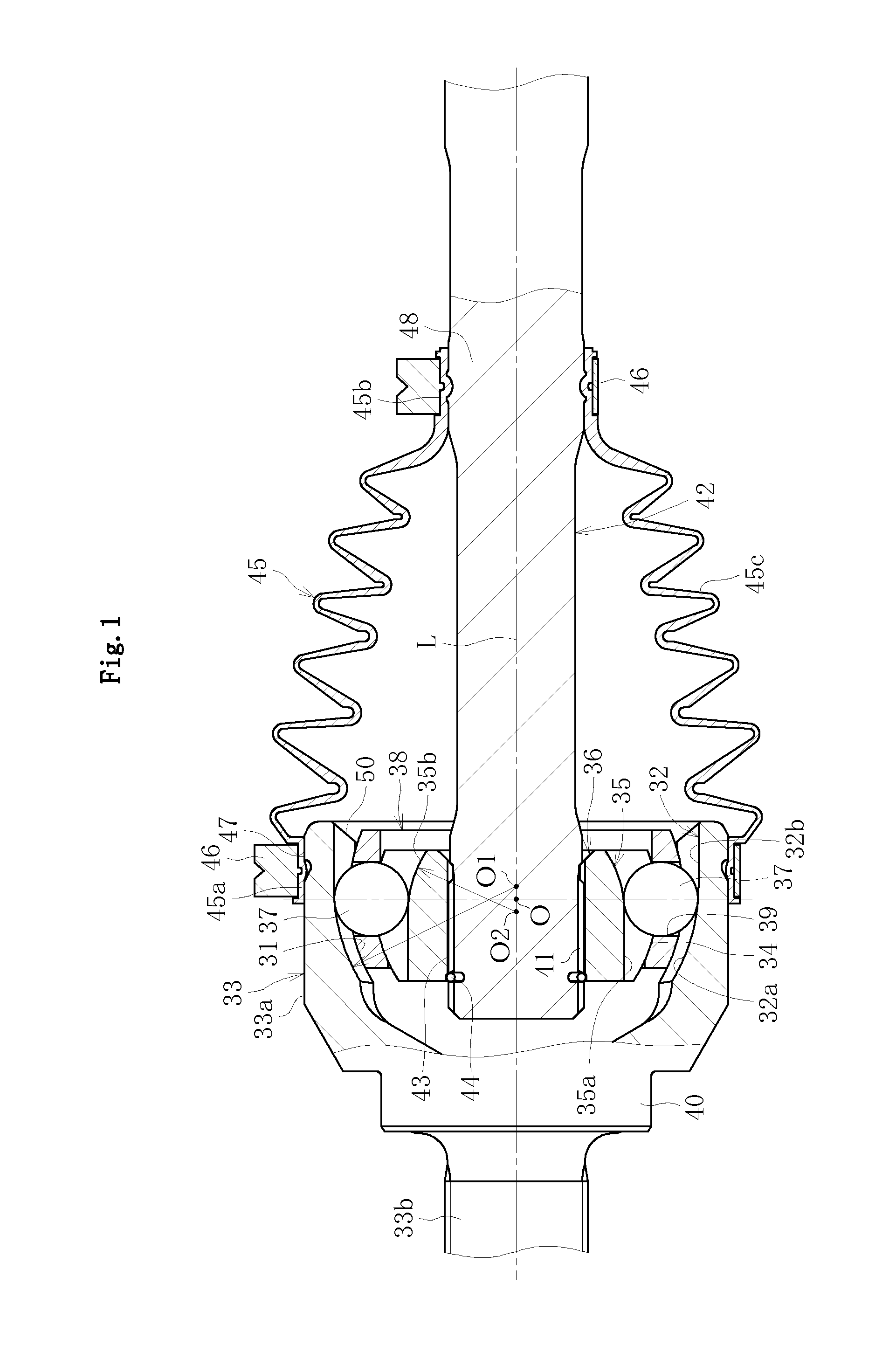 Fixed-type constant velocity universal joint