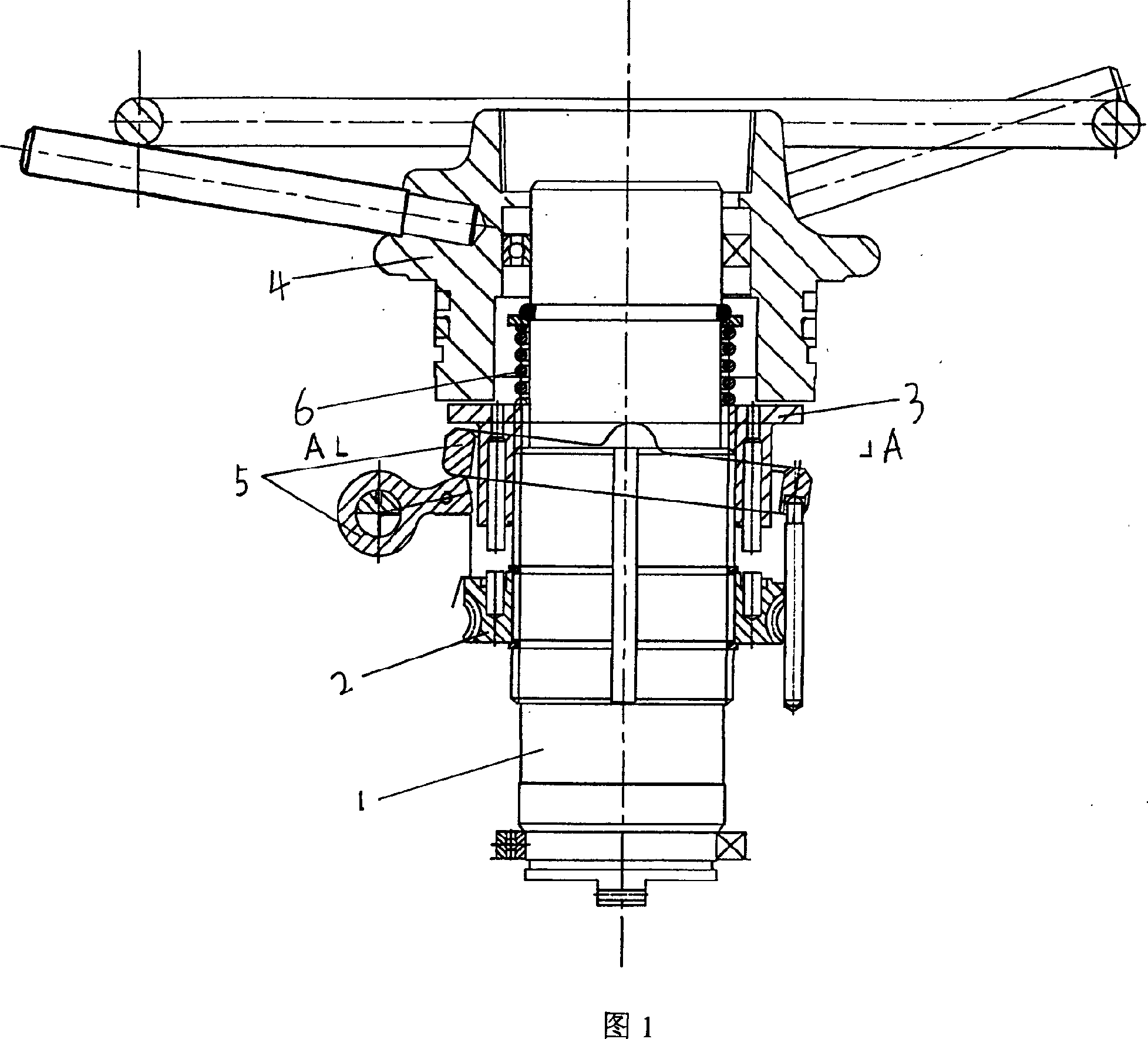 Electric and manual switching device of valve electric actuating mechanism