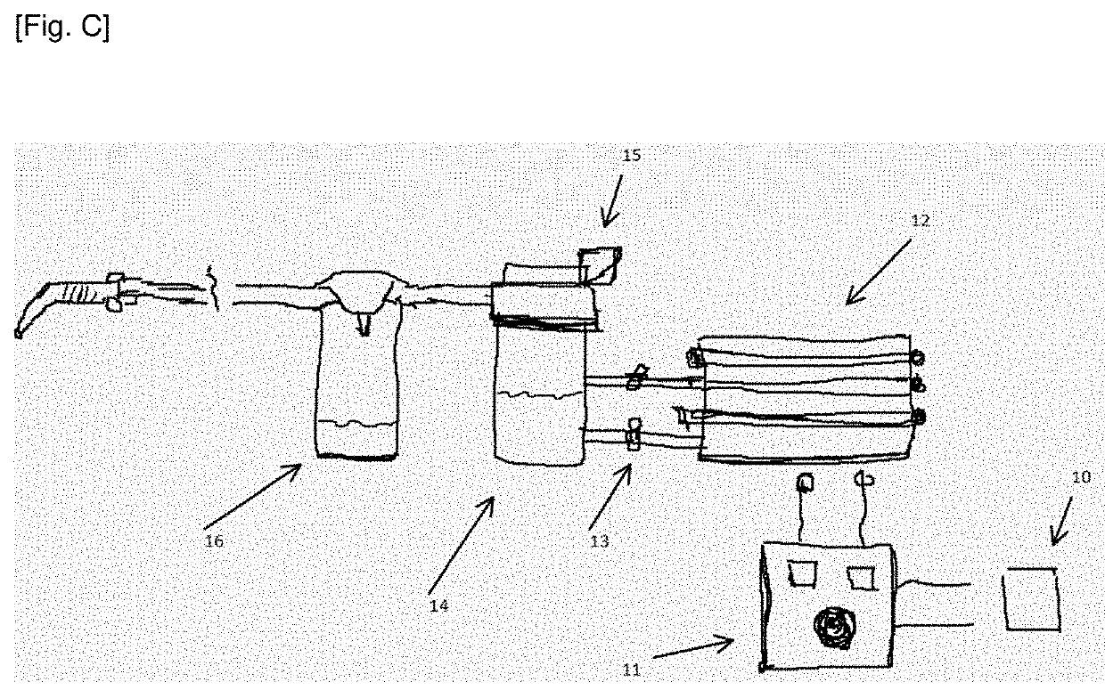 Device for producing energy from water molecules