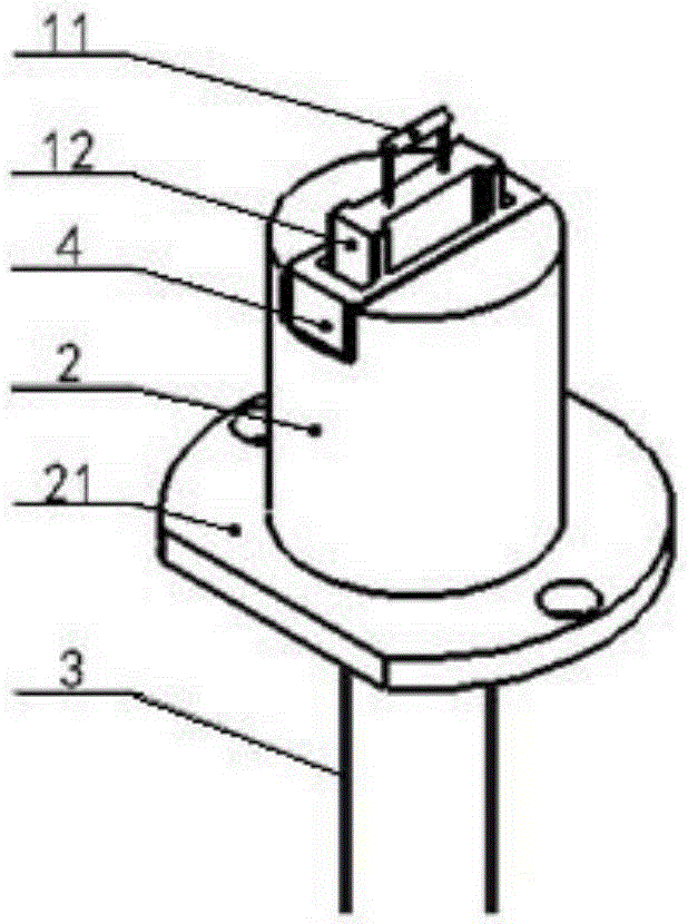Halogen lamp packaging structure, packaging tooling and packaging method of biochemical analyzer