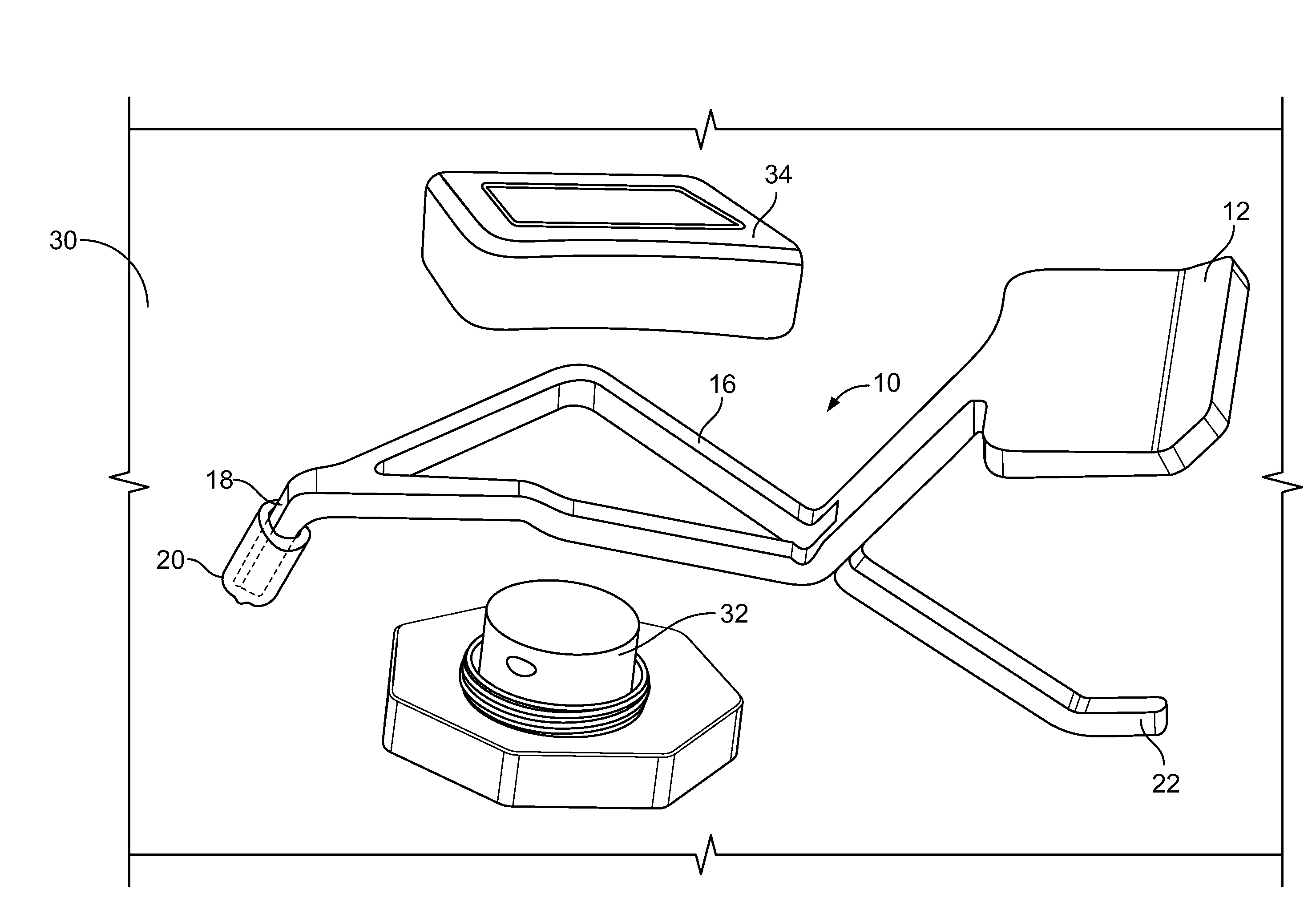 Brake handle adapter for trucks and busses