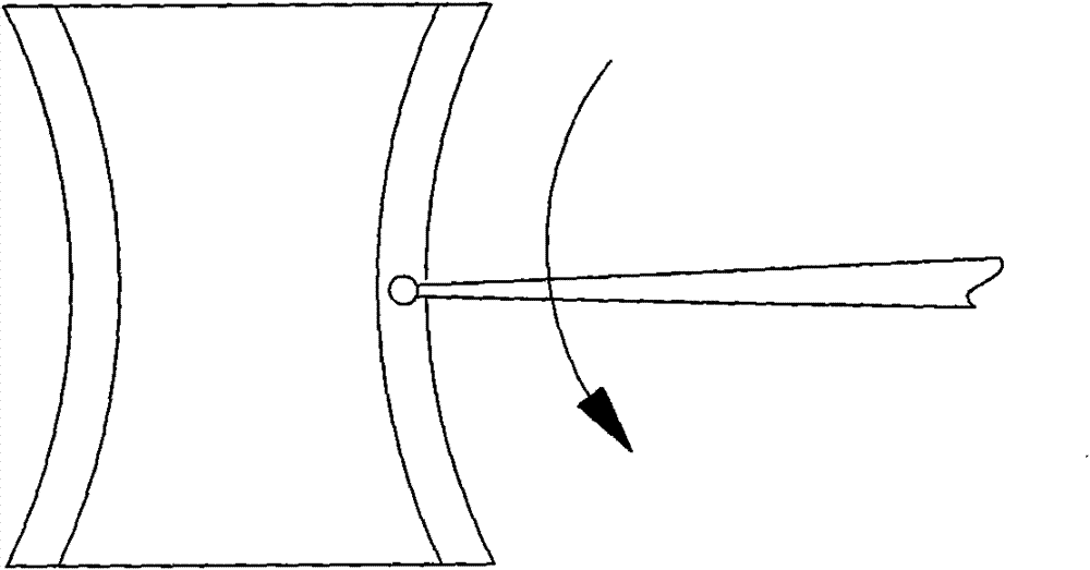 Method for measuring tooth surface error of enveloping worm