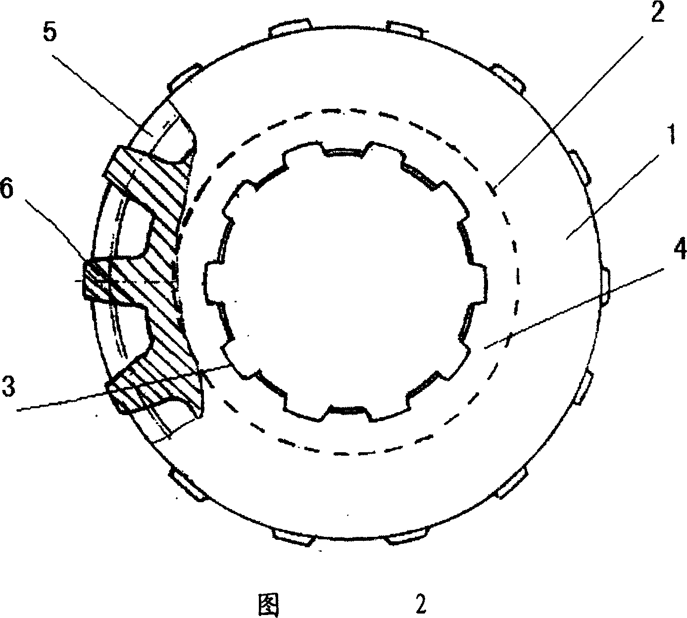Method for casting high manganese steel composite gear, and high manganese steel composite casted gear