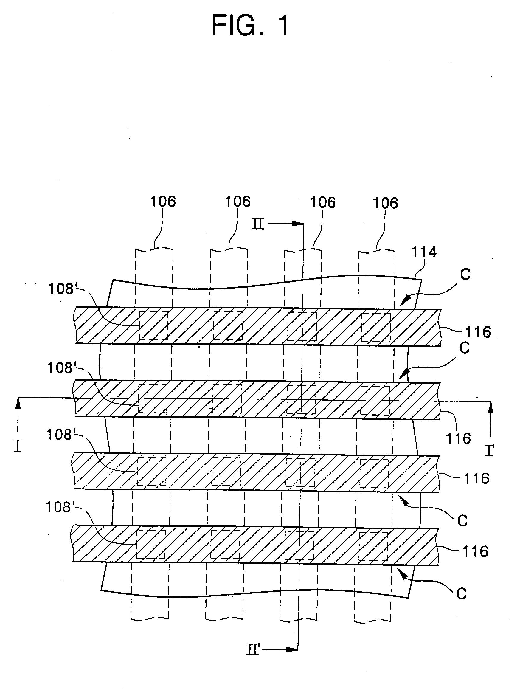 Cross-point nonvolatile memory devices using binary metal oxide layer as data storage material layer and methods of fabricating the same