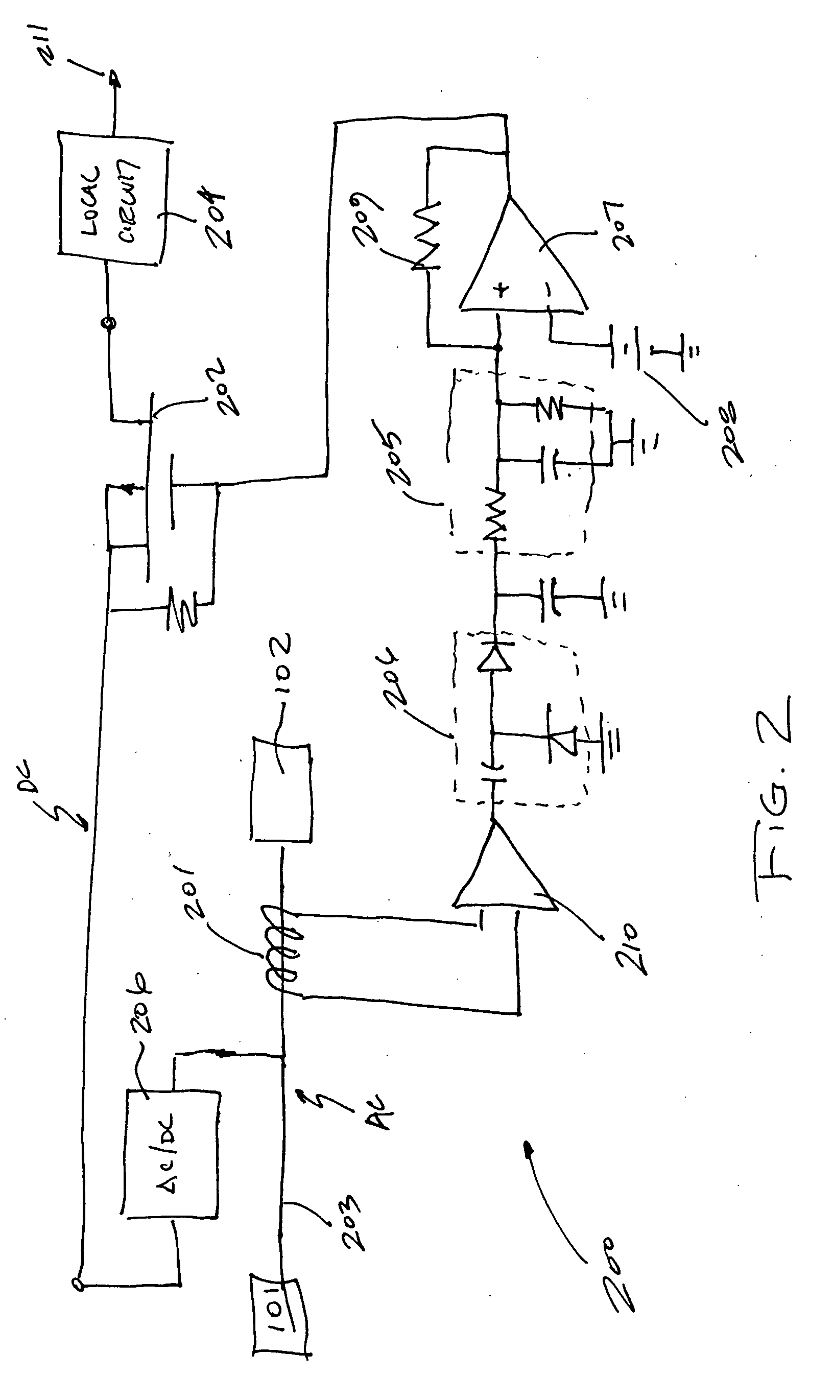 Electronic device with main current limit circuit