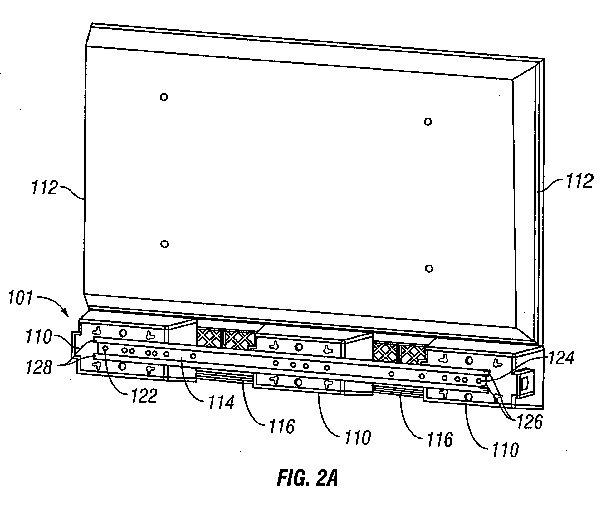 System and method for mounting of audio-visual components
