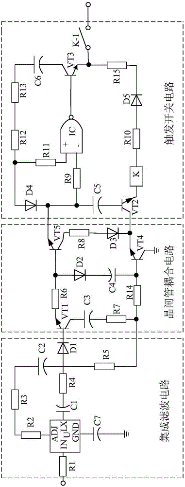 Automatic polymer leather paint spraying system based on variable low-pass filter circuit