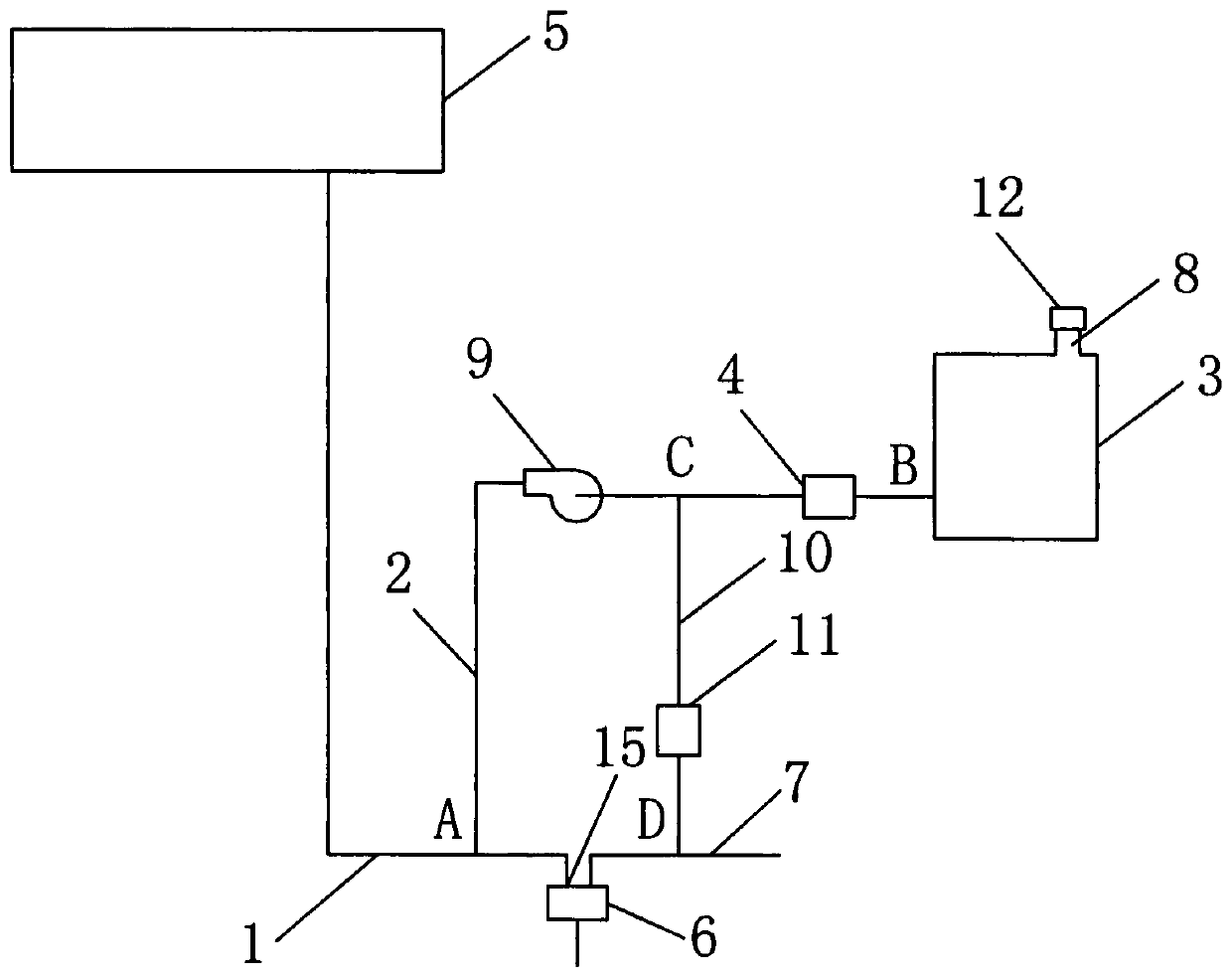 Water heater water-saving system