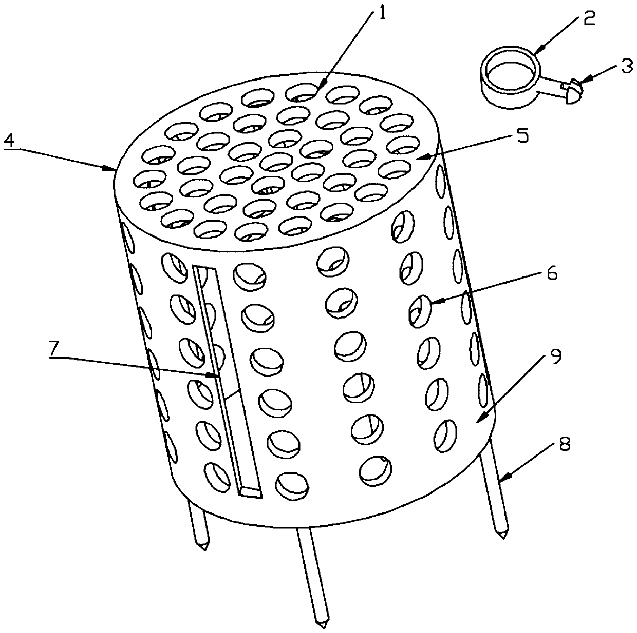 Transparent cylindrical undersea coral cultivation device and method