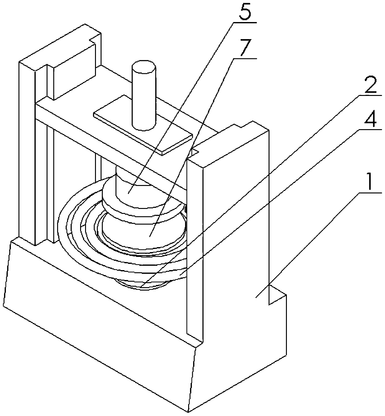 High temperature performance thermal-mechanical coupling test platform for high temperature heat seal