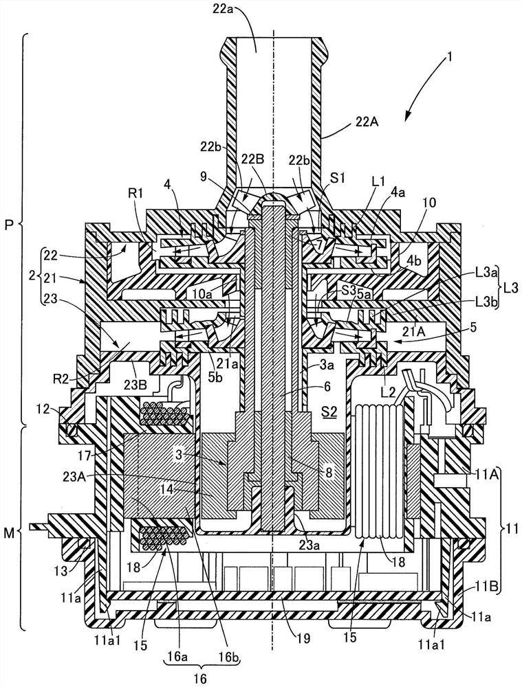 Two-stage centrifugal pump