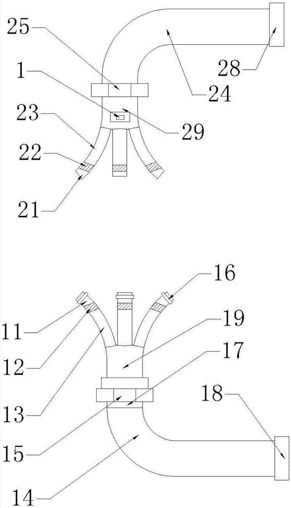 Multi-claw self-adjusting breathing-type smoke exhaust ventilator