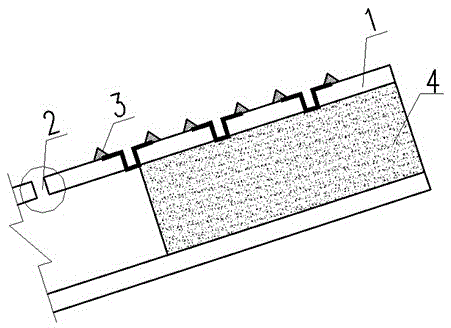 Flood drainage system sealing structure with the function of draining underground spring water and tailings seepage