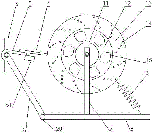 Reel type grounding stand