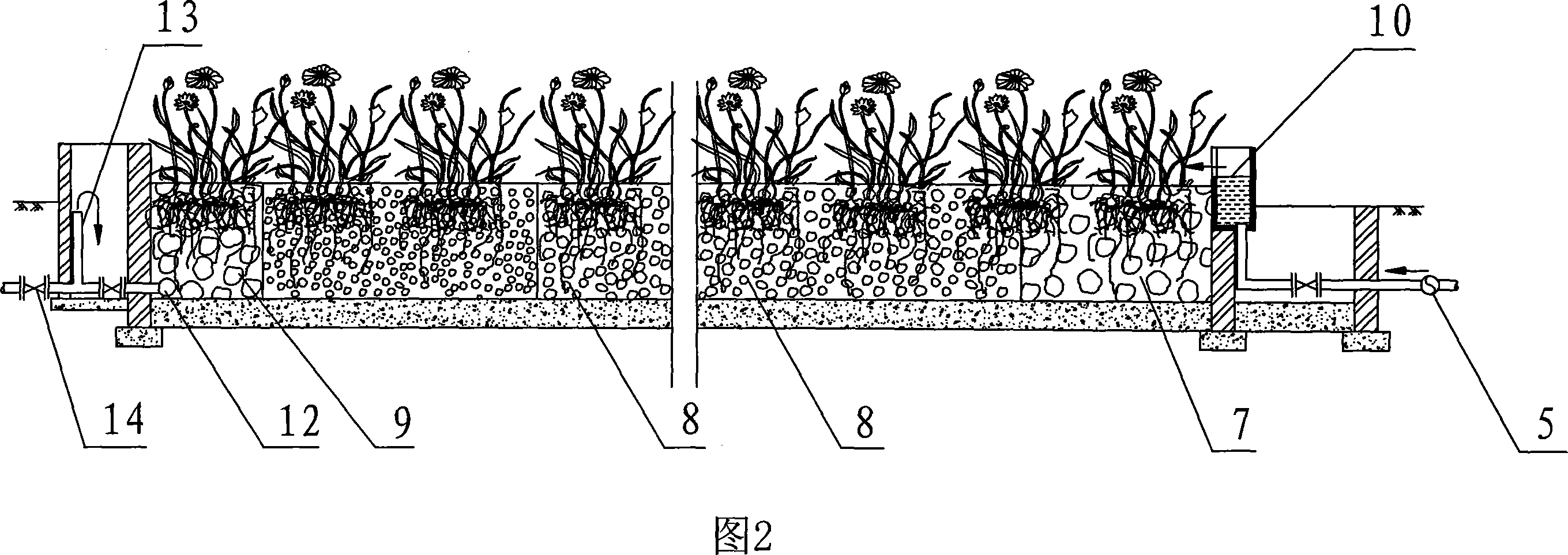 Pool culturing composite system with water-saving and safety function