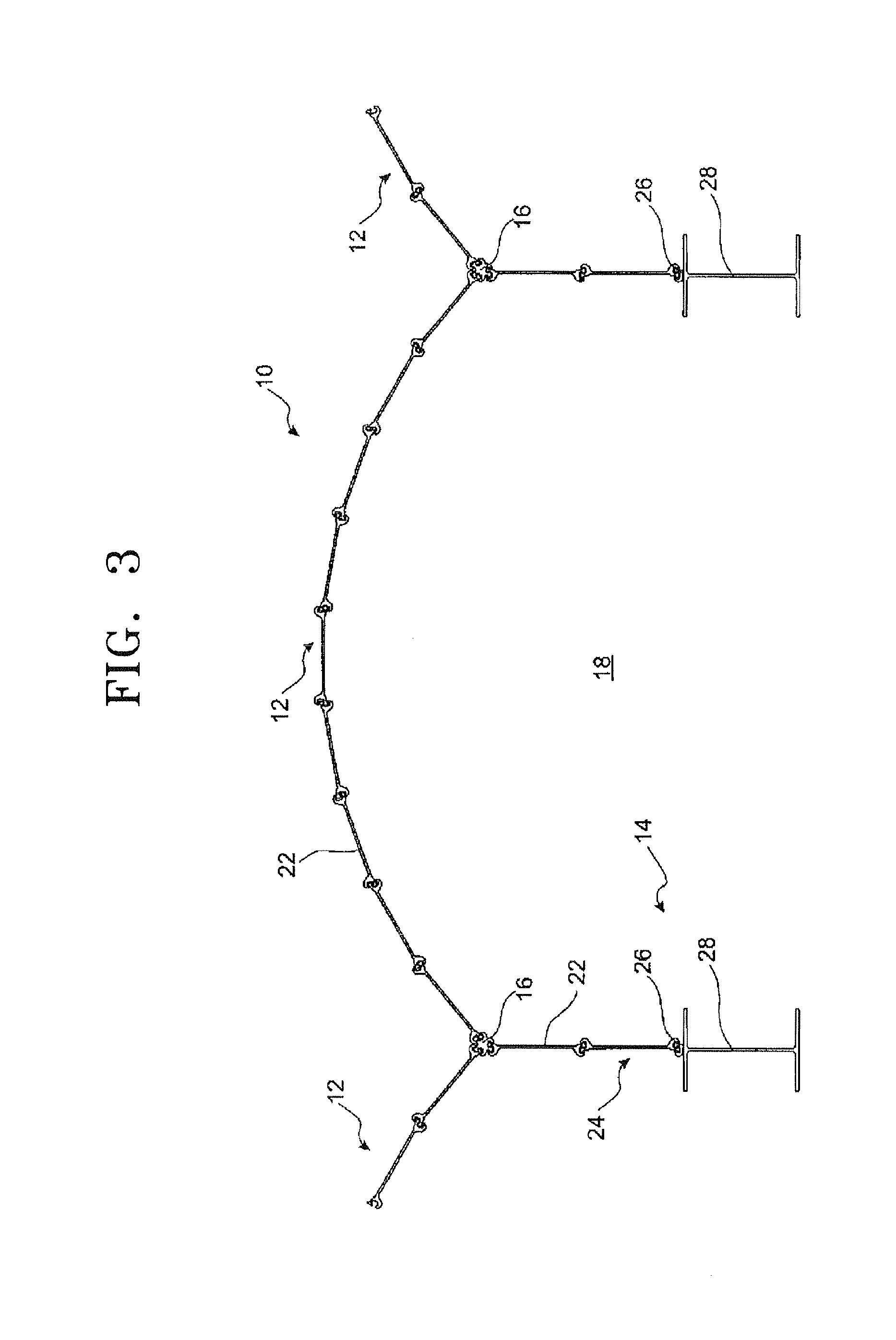 Reinforced self-standing earth retaining structure using an arching effect and an underground excavation construction method using the same