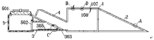 Continuous mouse trapping cage using warped plate