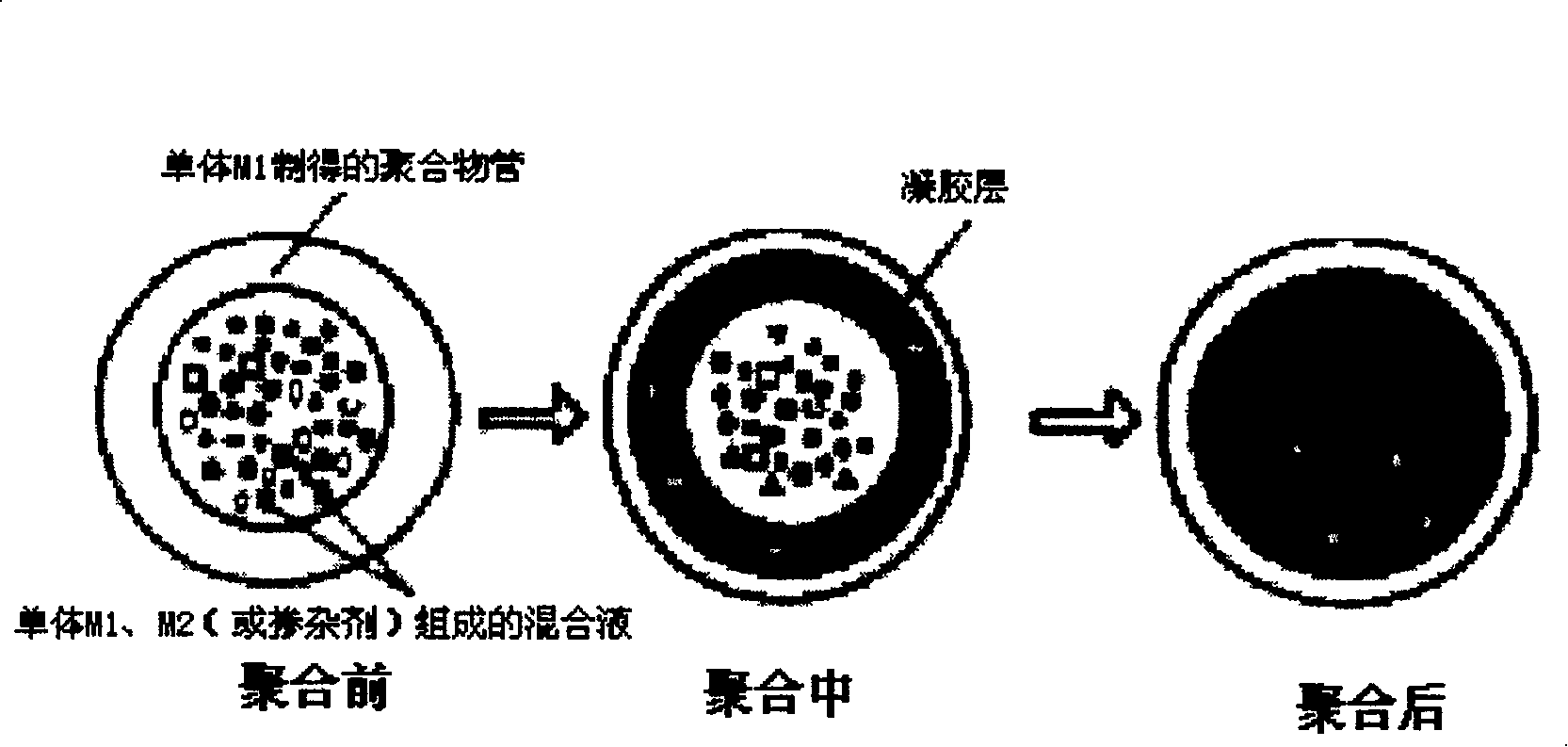 Preparation method of gradient polymer optical fiber premade rod