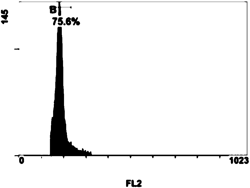 Preparation method of flow cytometry water lily sample and cell lysis buffer solution
