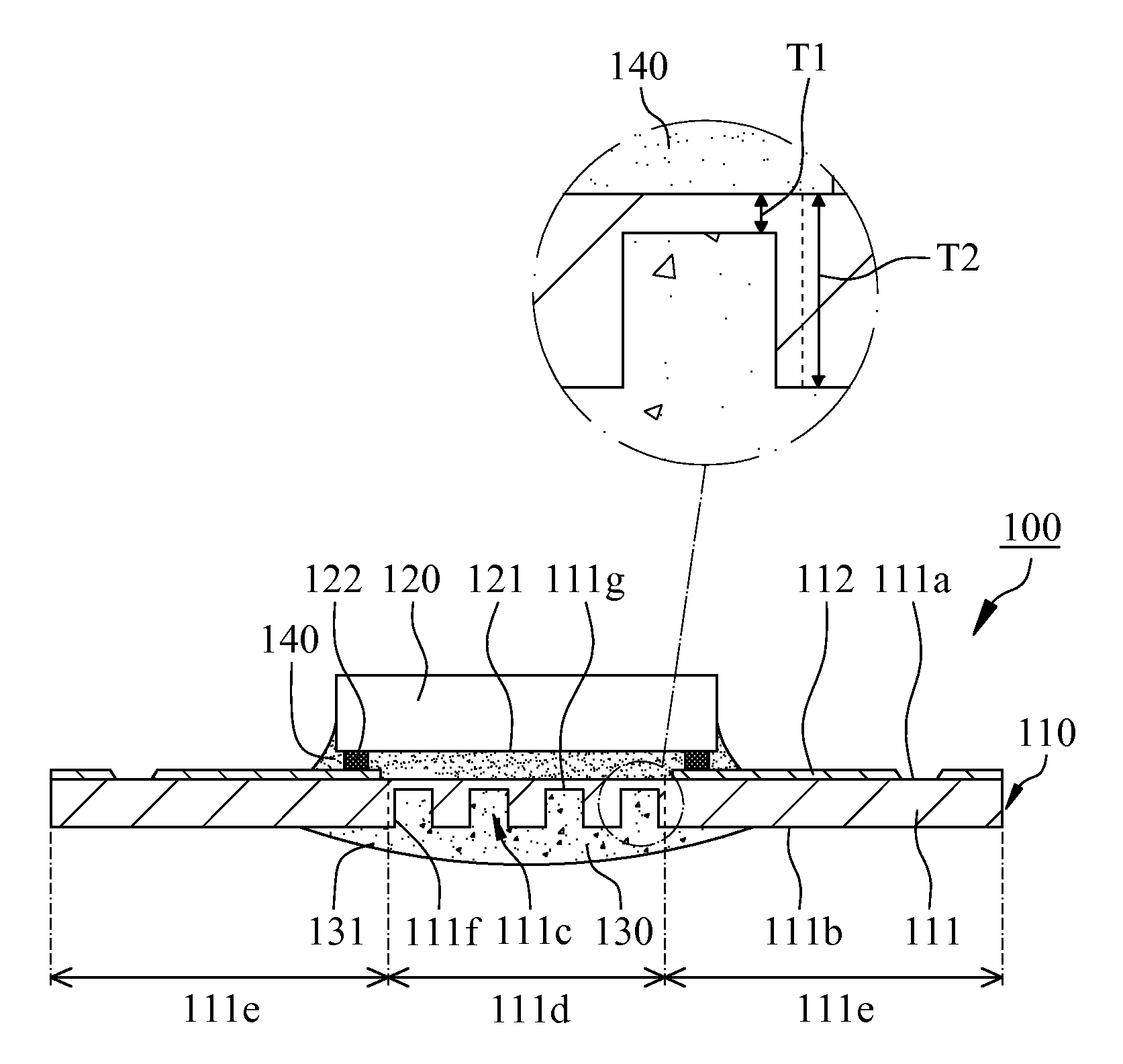 Thin flip chip package structure