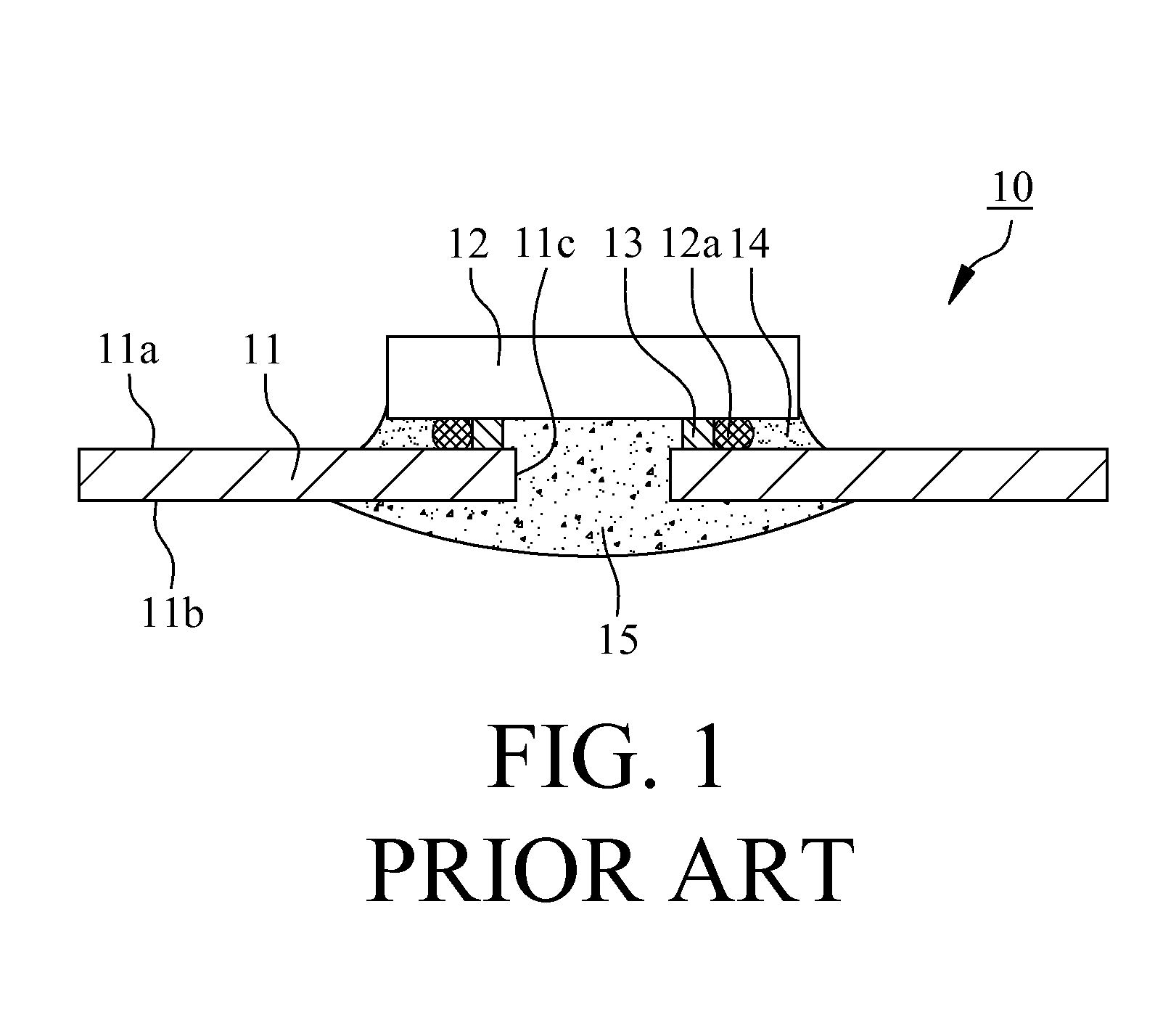 Thin flip chip package structure